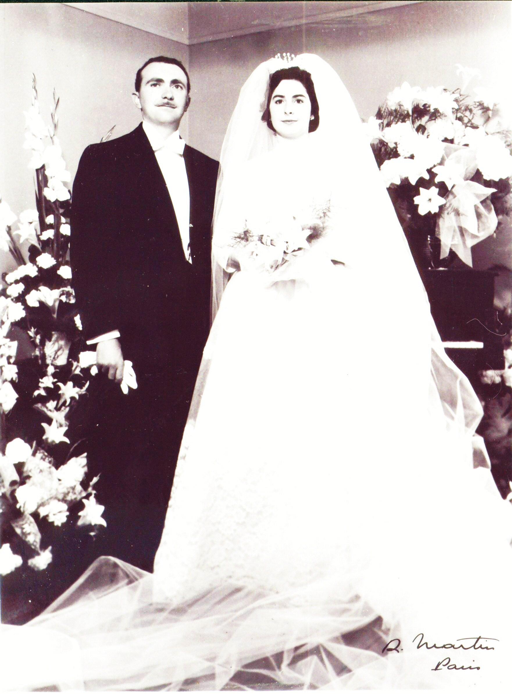 Mariage le 2 Juin 1960  l'glise Saint-Lambert de Vaugirard